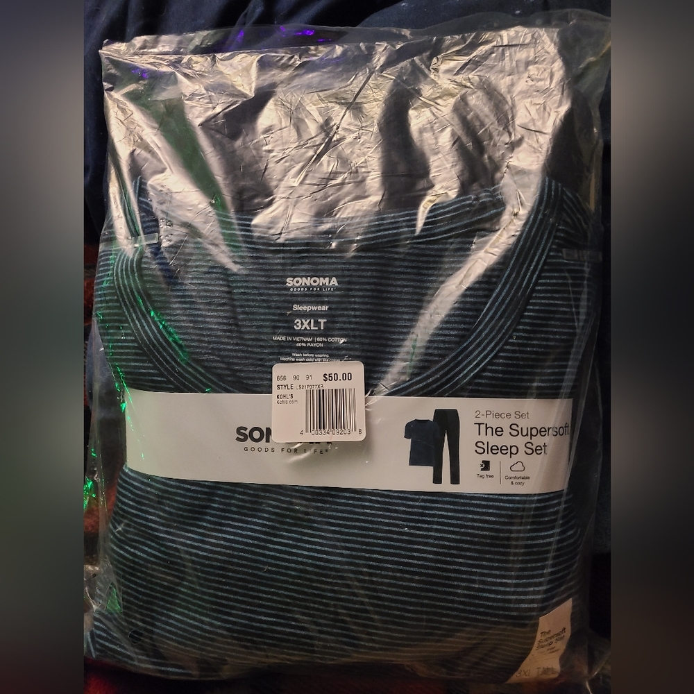 Sonoma Sleepwear 3XLT Men's NWT